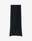 Jupe Midi En Jersey À Fente Tupi - Black