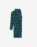 Robe Imprimée Asymétrique Fabiola - Blue Green