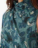 Robe Imprimée Asymétrique Fabiola - Blue Green