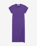 Robe T-Shirt À Fente Litonya - Vintage Purple