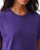 Robe T-Shirt À Fente Litonya - Vintage Purple