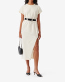 Robe T-Shirt À Fente Litonya - Cloudy White