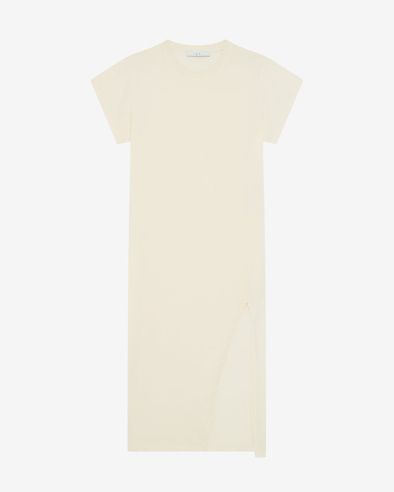 Robe T-Shirt À Fente Litonya - Cloudy White