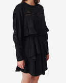 Robe Courte À Volants Micha - Black