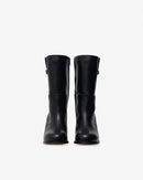 Bottines En Cuir Aika - Black