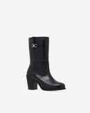Bottines En Cuir Aika - Black