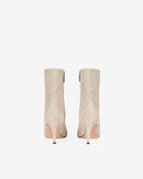 Bottines En Cuir Davy Match Suede - Beige