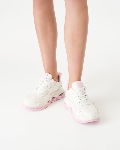 Sneakers Wave - Blanco/Rosa - Mujer