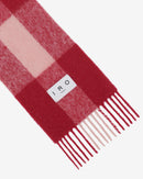 Écharpe À Carreaux Auray - Fushia/Light Pink