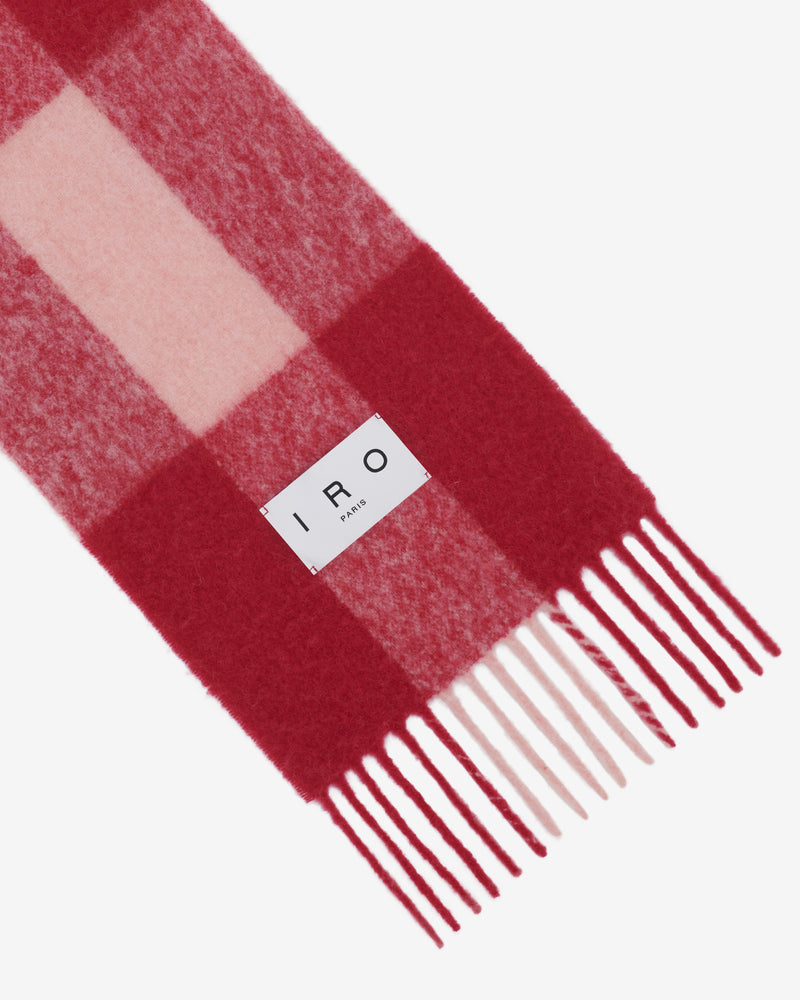 Écharpe À Carreaux Auray - Fushia/Light Pink