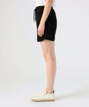 Maillot Court En Lin - Noir - Femme