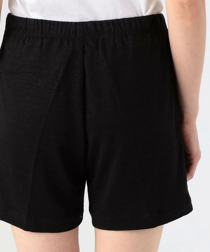 Maillot Court En Lin - Noir - Femme