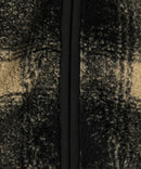 Chaqueta polar con capucha y forro de sherpa - Toast/Black Plaid - Mujer