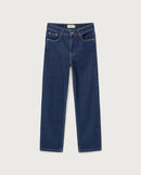 Pantalón dark clean denim Nele sostenible  - silueta 1