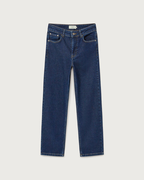 Pantalón dark clean denim Nele sostenible  - silueta 1