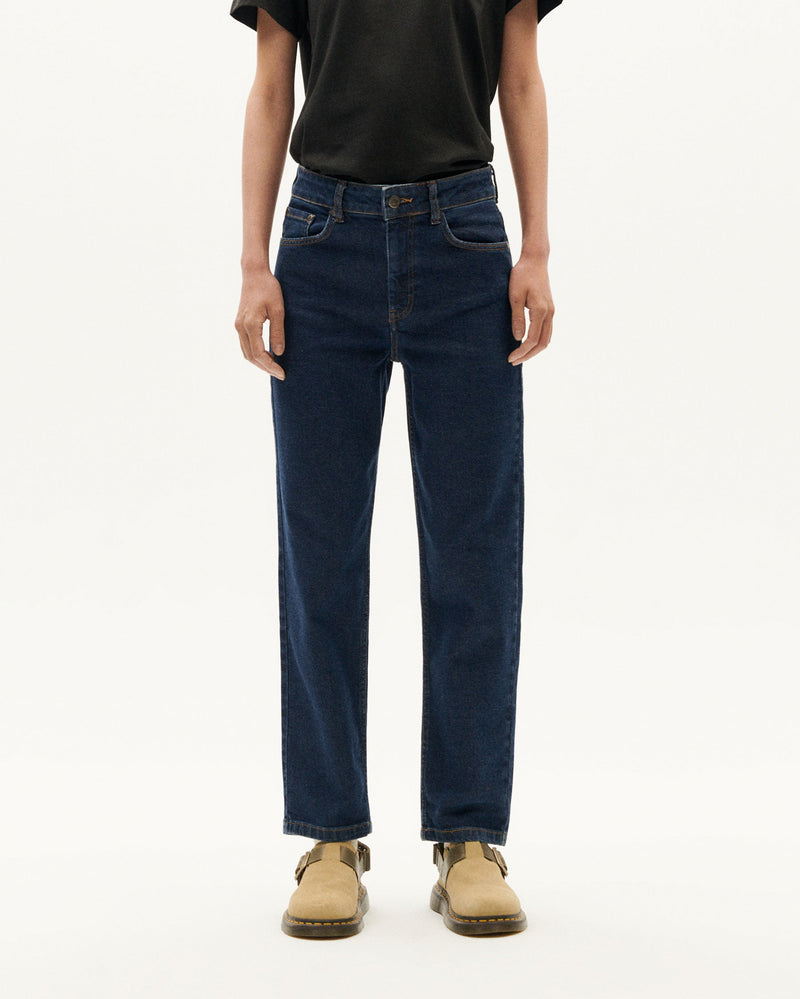 Pantalón dark clean denim Nele sostenible-1