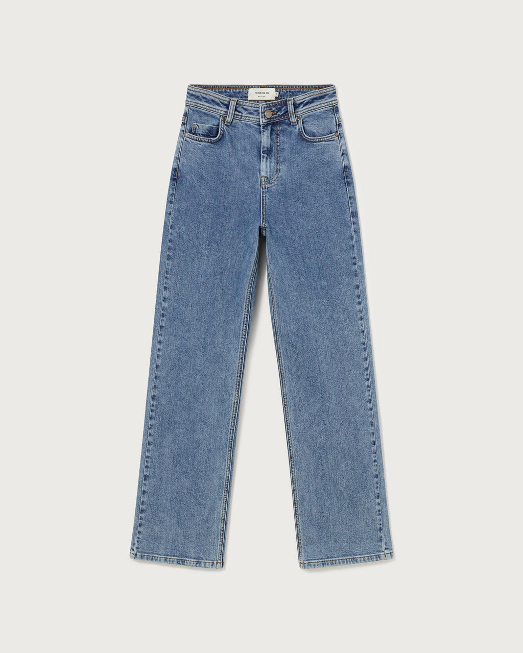 Pantalón light clean denim Theresa sostenible  - silueta 2
