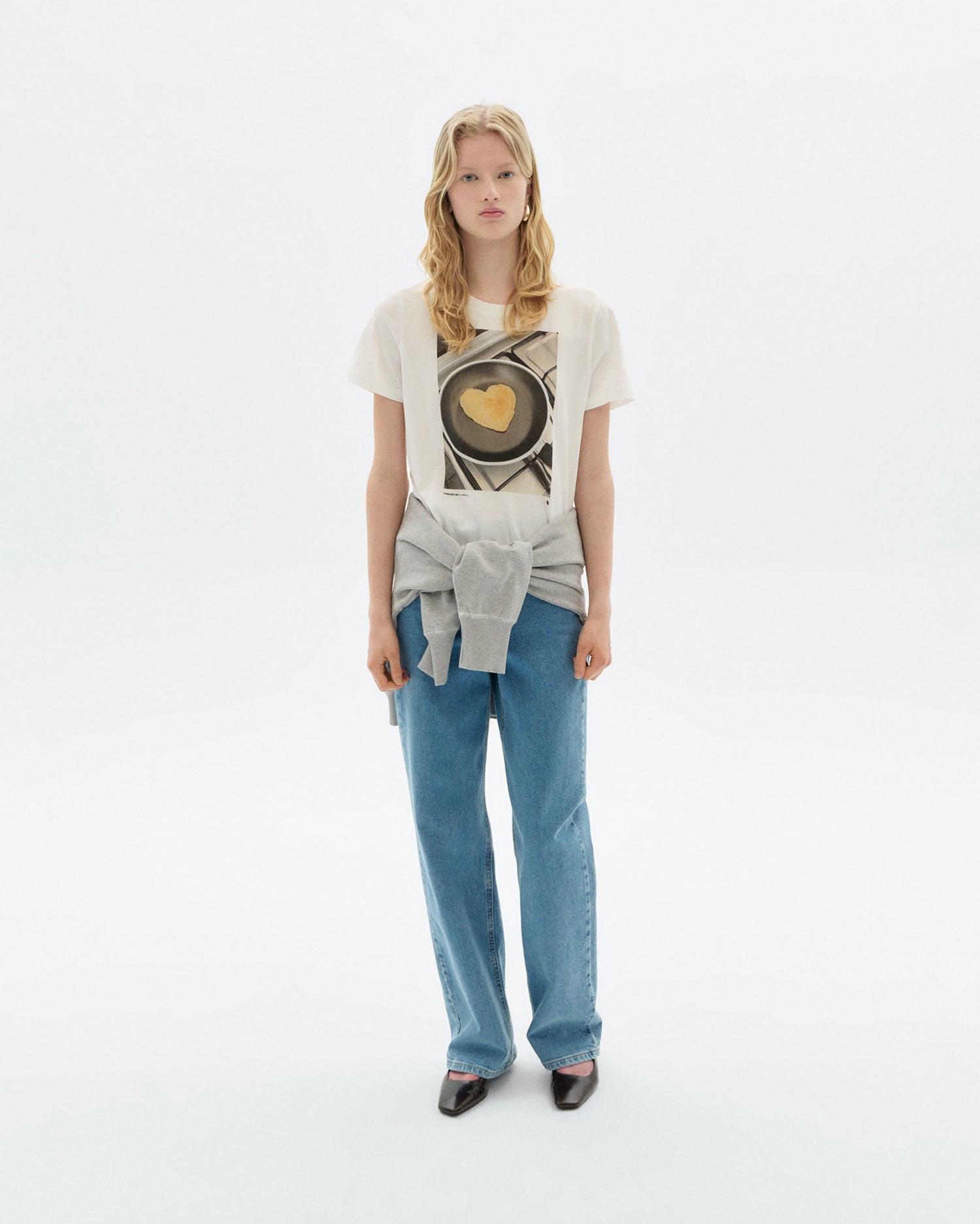 Jeans tiro alto light blue Theresa sostenible - 2