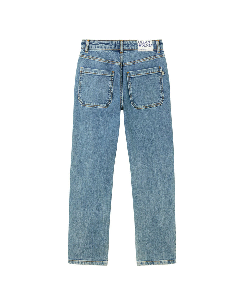 Pantalón Nele light clean denim sostenible - silueta 2