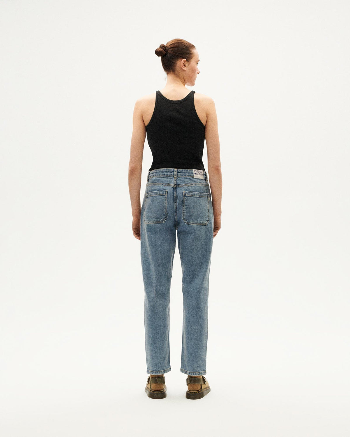 Raka jeans Nele - Ljusblå