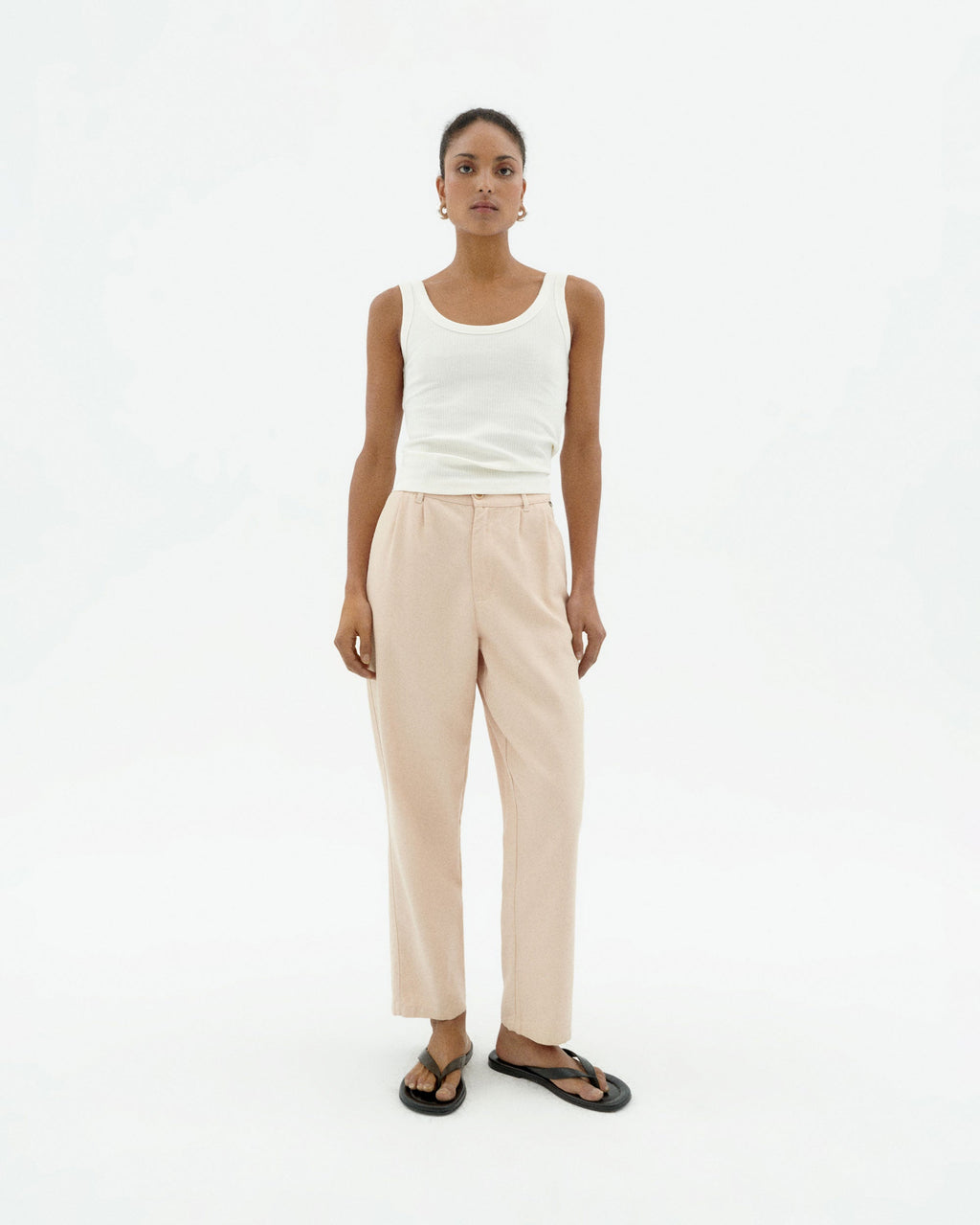 Pantalón crudo hemp Rina sostenible-2