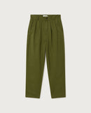 Pantalón verde hemp Rina - silueta 