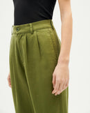 Pantalón verde hemp Rina sostenible-3