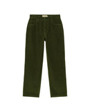 Pantalón verde pana Nele sostenible-foto silueta6