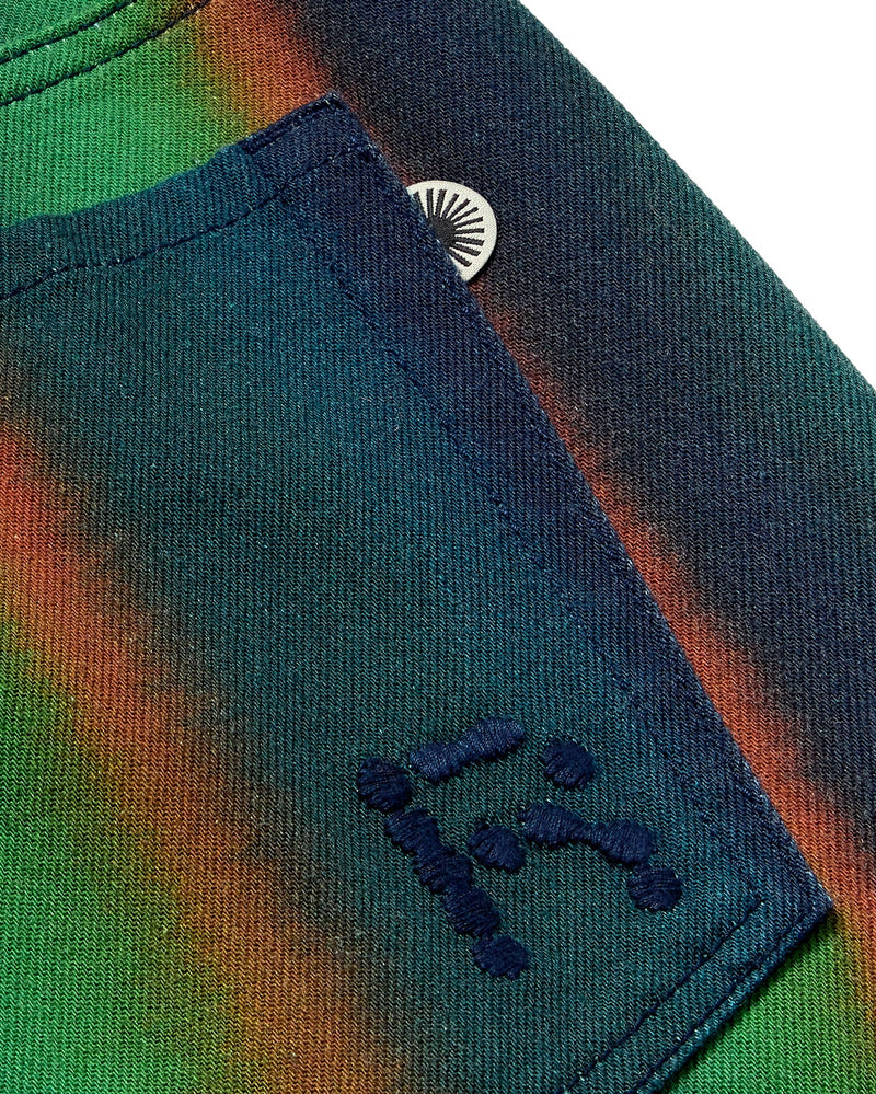 Pantalón verde swamp Hedda sostenible - silueta 4