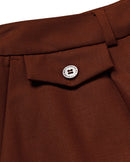 Pantalón marrón Pat sostenible - silueta 4