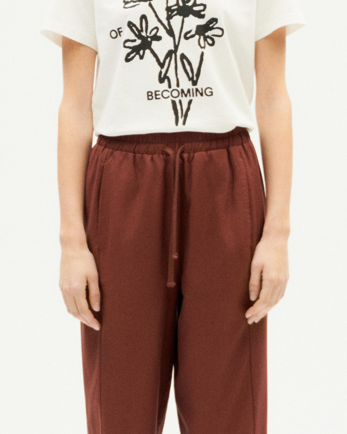 Esther sustainable brown trousers - 4