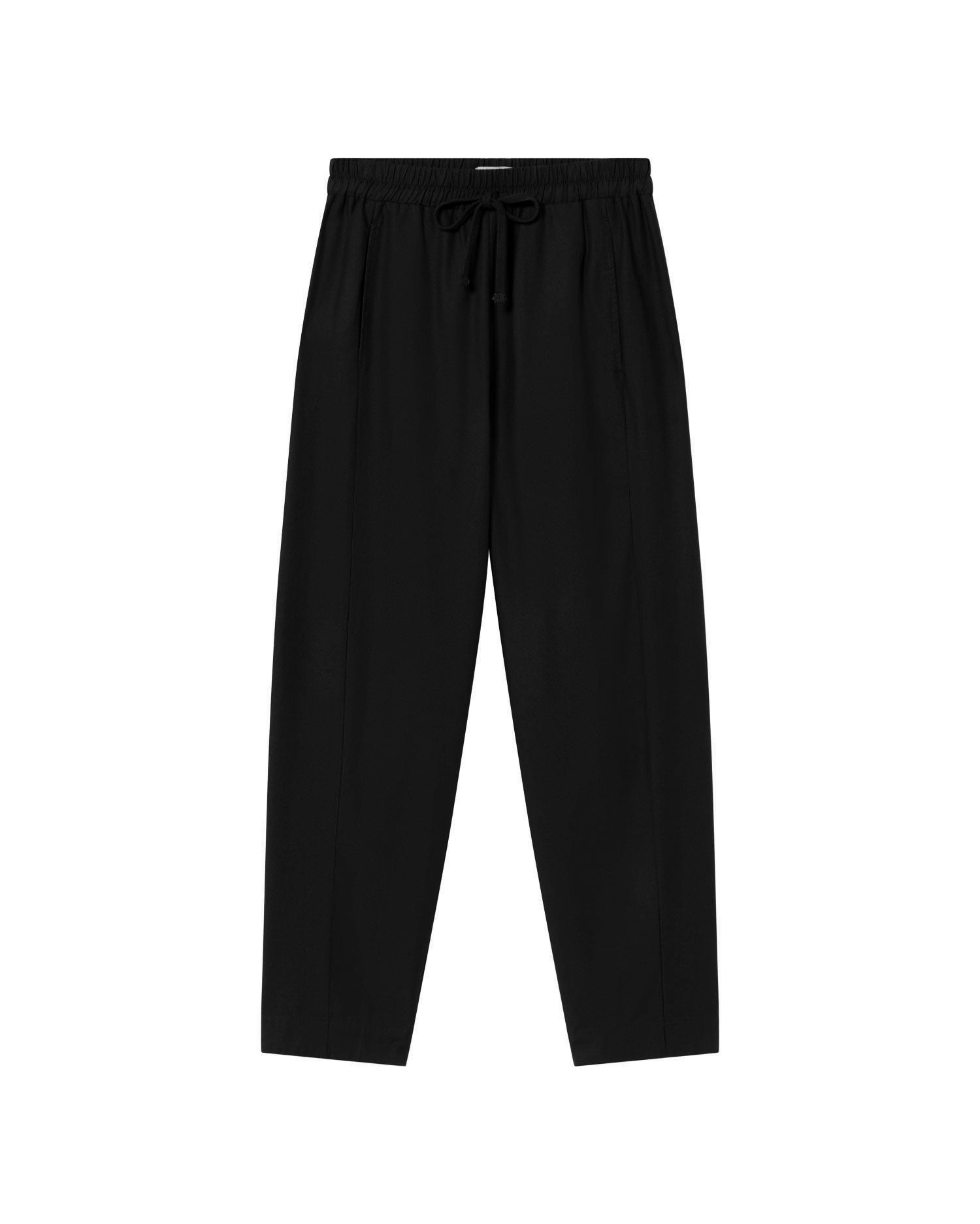 Pantalón negro Esther sostenible-silueta-1