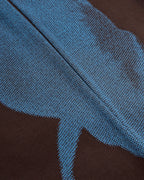 Pantaloni marroni flower Naia sostenibile-silhouette-3
