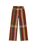 Pantalón marrón charlie blanket Coral sostenible - silueta 1