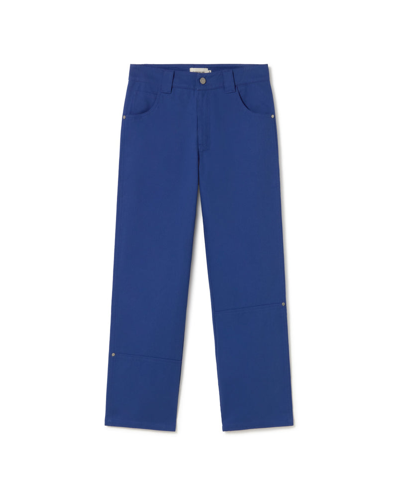 Pantalón azul Perle sostenible - silueta 1