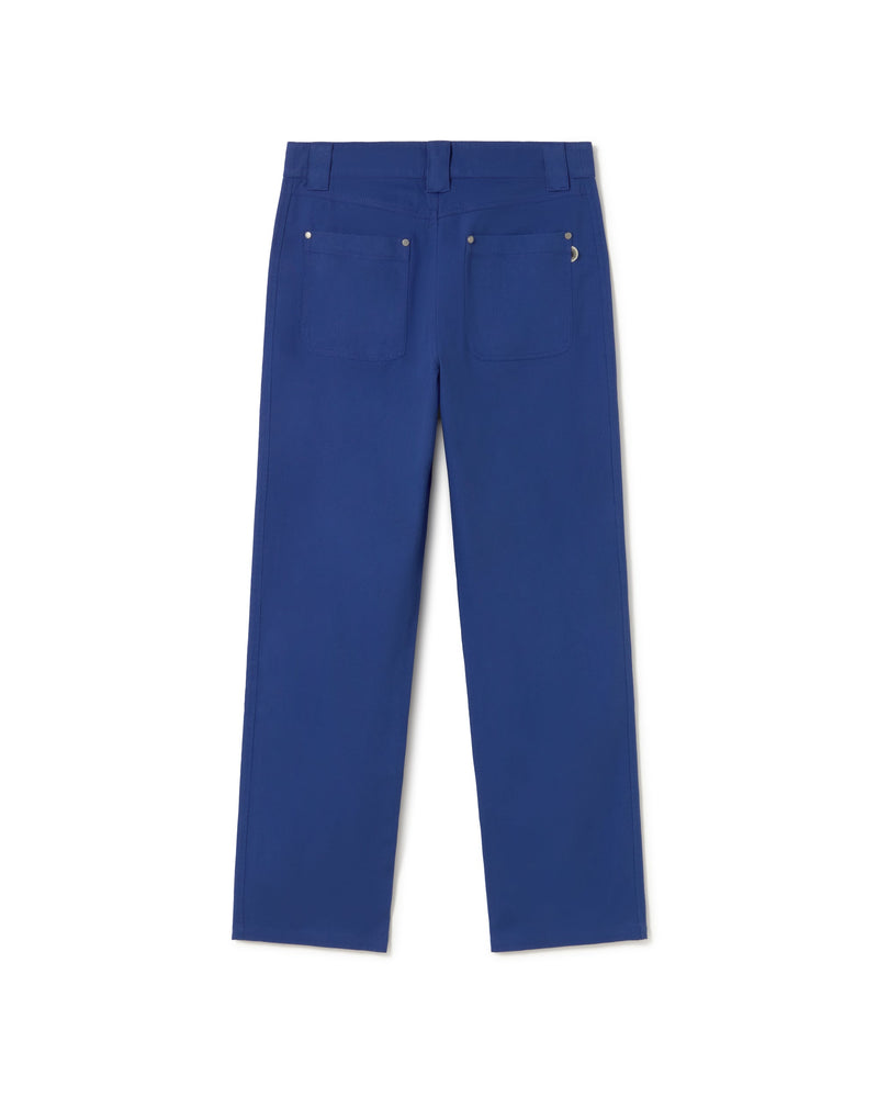 Pantalón azul Perle sostenible - silueta 3