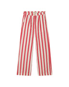 Pantalón rayas rojas Manolita sostenible - silueta 3