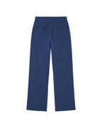 Pantalón azul seersucker Manolita sostenible - silueta 2