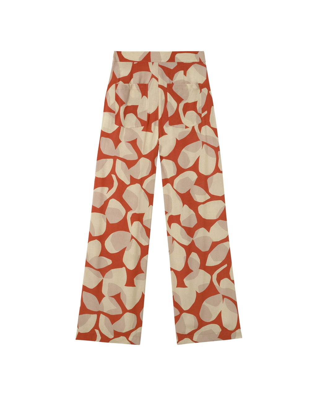 Trousers multicolor leaf light Manolita sostenible - silueta 1