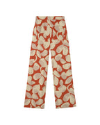 Trousers multicolor leaf light Manolita sostenible - silueta 1