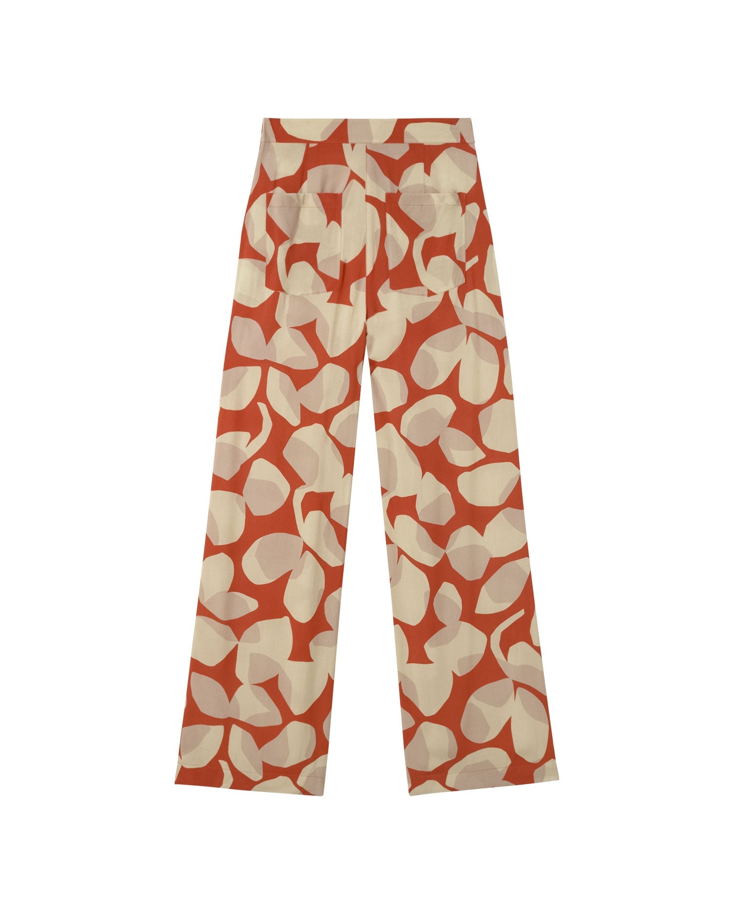 Trousers multicolor leaf light Manolita sostenible - silueta 1