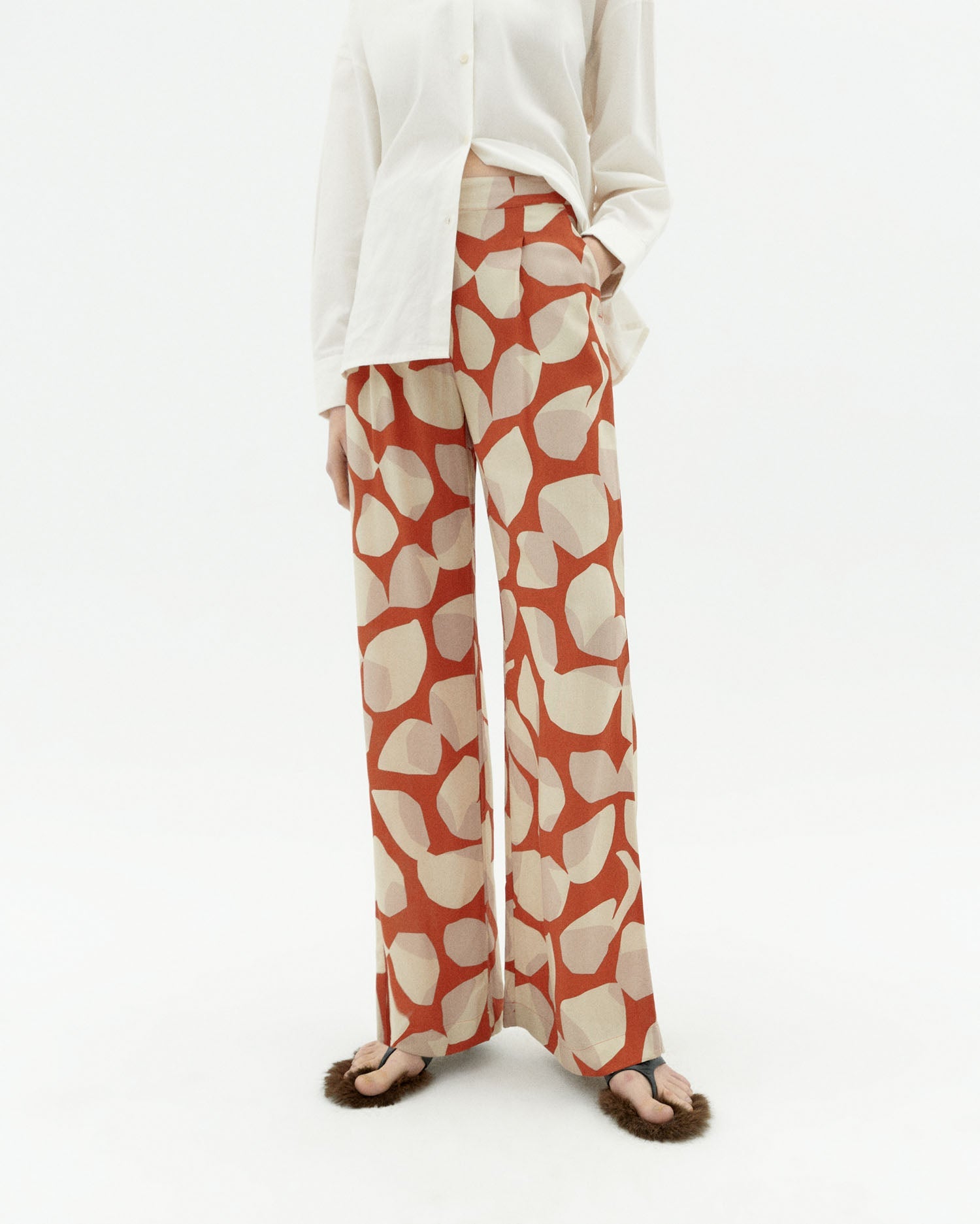 Trousers multicolor leaf light Manolita sostenible-1