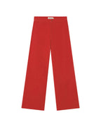 Pantalón rojo Karina sostenible - silueta 1