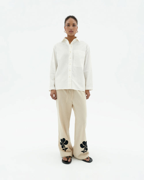 Pantalón crudo marygold Brigitte sostenible-3