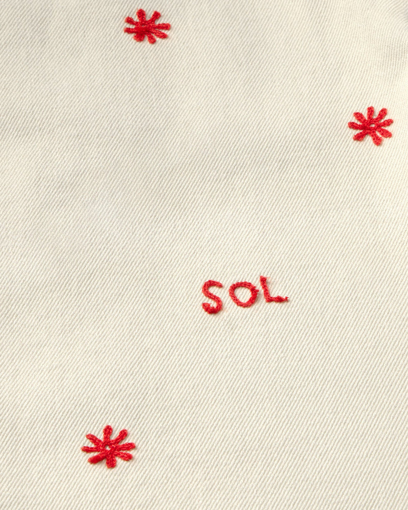 Pantalón crudo sol chain Hedda sostenible - silueta 2