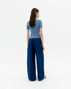Pantalón azul hemp Pat sostenible-4