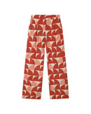 Pantalón rojo shrubbery Manolita sostenible - silueta 3