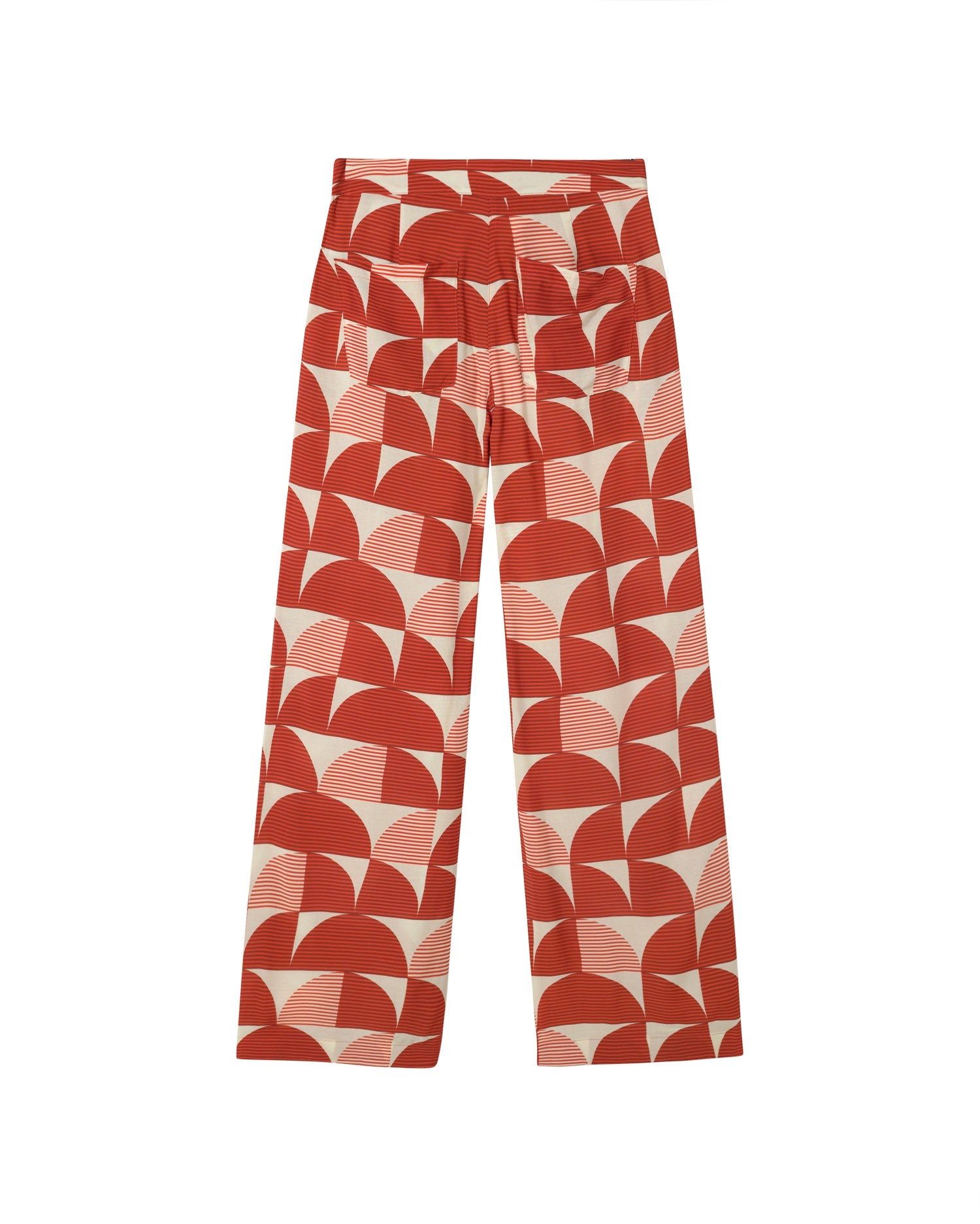 Trousers red shrubbery Manolita sostenible - silueta 1