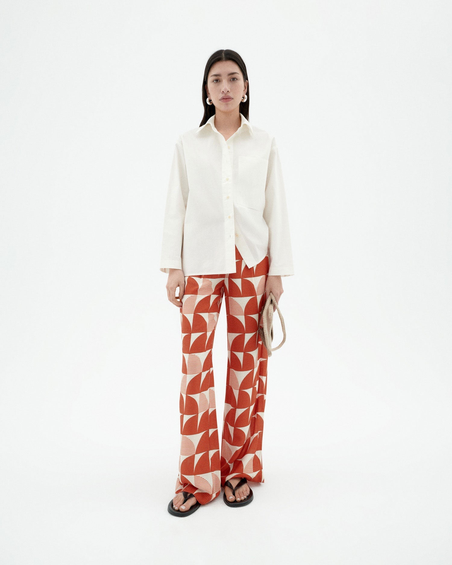 Trousers red shrubbery Manolita sostenible-2