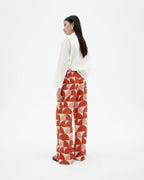 Trousers red shrubbery Manolita sostenible-4
